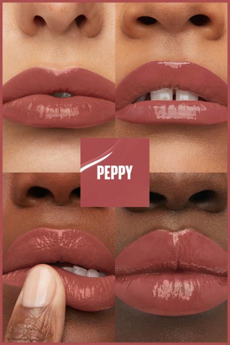 Maybelline New York Super Stay Vinyl Ink Uzun Süre Kalıcı Likit Parlak Ruj 115 Peppy
