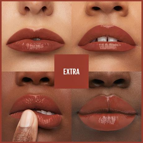 Maybelline New York Super Stay Vinyl Ink Uzun Süre Kalıcı Likit Parlak Ruj 130 Extra