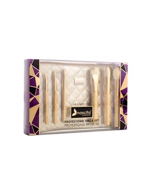 Nascita Bambo 6 Lı Profesyonel Fırca Seti Çantalı