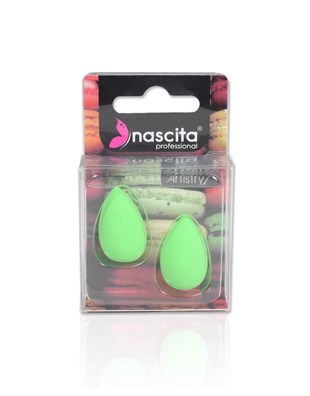 Nascita Mini Yeşil Non-Latex 2Li Makyaj Süngeri - 50