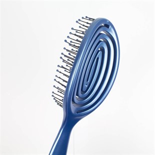 Nascita Pro Üç Boyutlu Oval Saç Fırçası-04 Mavi