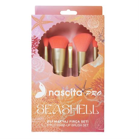 Nascita Seashell 5Li Makyaj Fırça Seti - 136