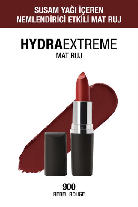 Maybelline New York Hydra Extreme Matte Nemlendirici Etkili Mat Ruj - 900 Rebel Rouge - Kırmızı
