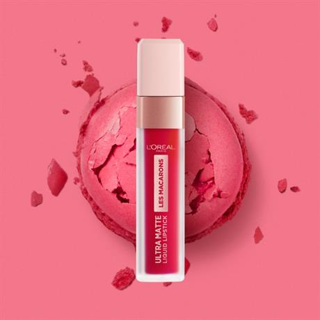 LOréal Paris Les Macarons Likit Mat Ruj 828 Framboise Frenzy