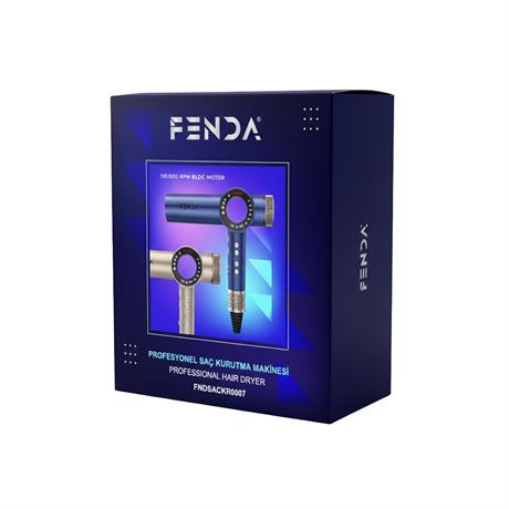Fenda Profesyonel Saç Kurutma Makinesi Mavi - 07