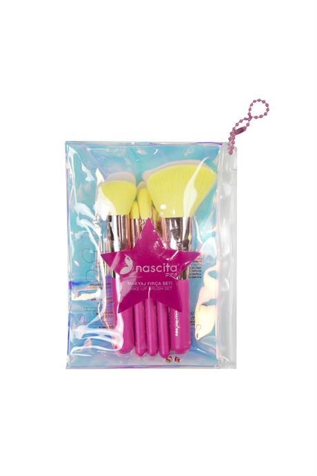 Nascita Seyehat Tipi 5Li Makyaj Fırça Seti - 145