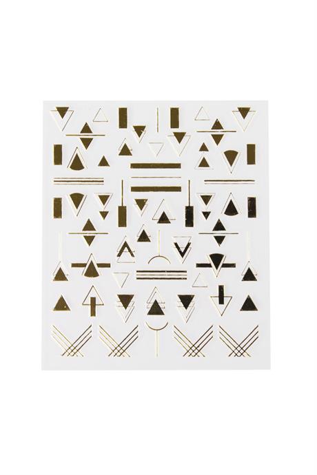 Nascita Triangle Tırnak Stickerı - 08