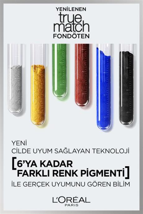 LOréal Paris True Match Bakım Yapan Fondöten - 7W Sıcak Alt Ton