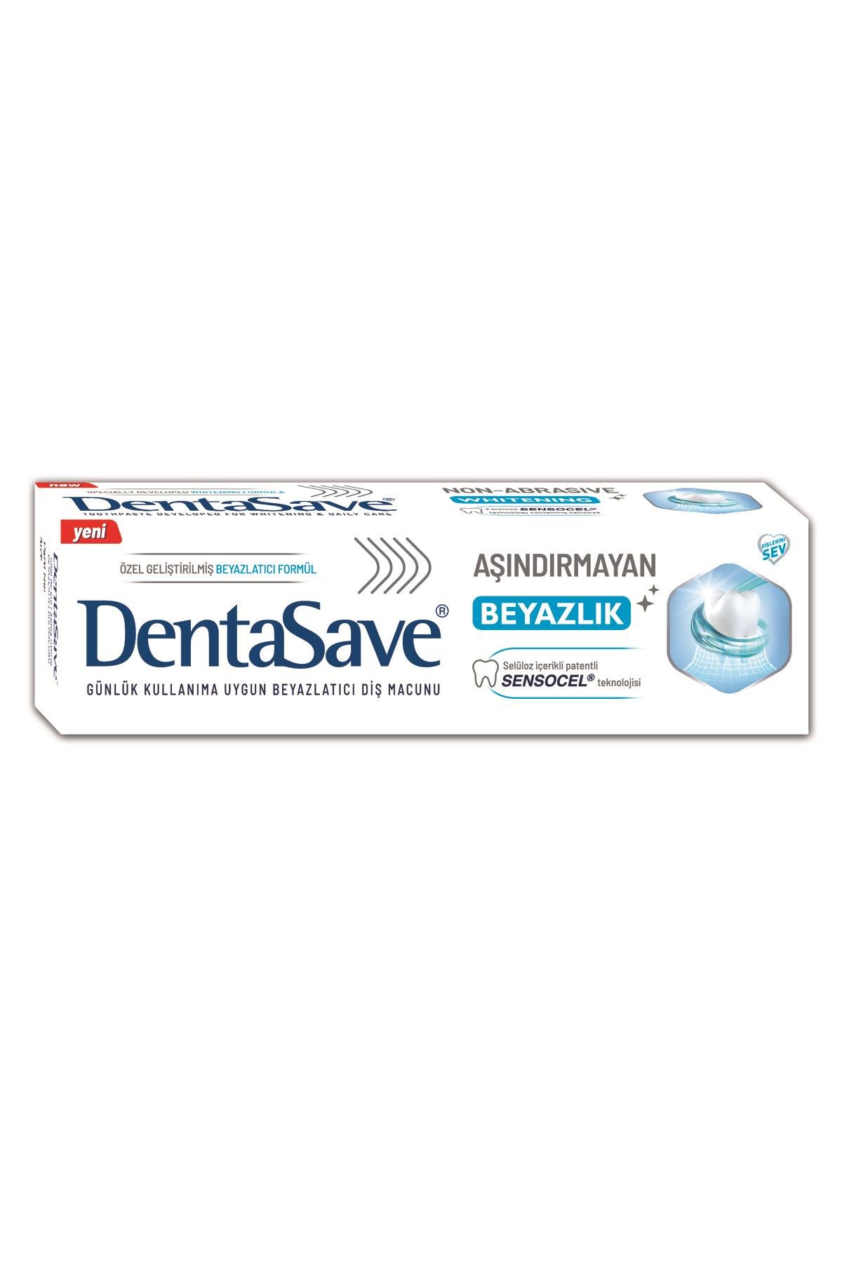 DENTASAVE ASINDIRMAYAN BEYAZLIK DIS MACUNU 75ML