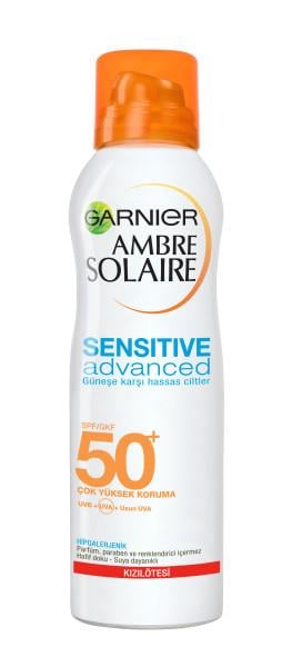 Garnier Ambre Solaire Sensitive Advanced Koruyucu Sprey SPF50+ 200ML