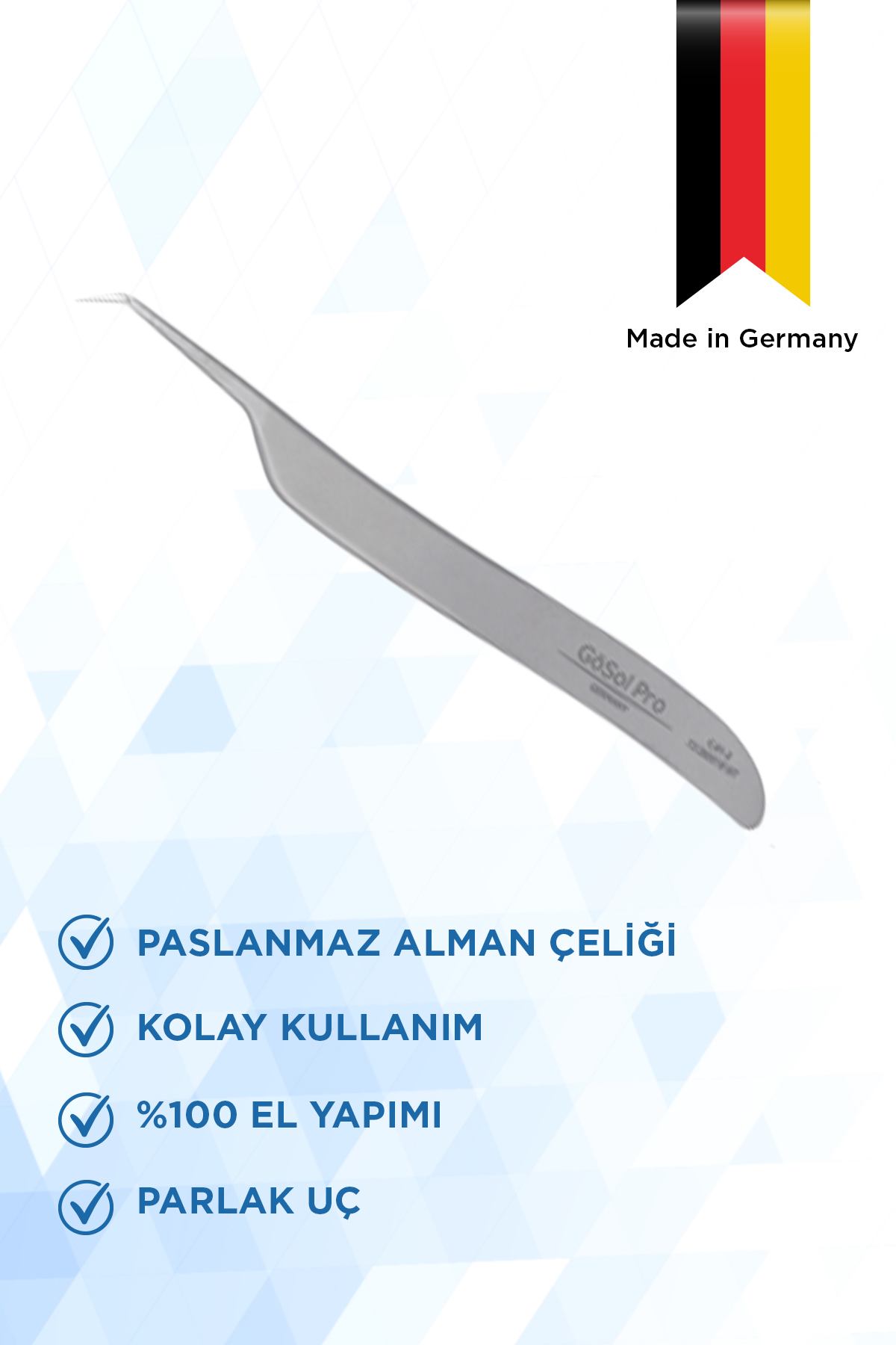 Gösol Kirpik Cımbızı (11.8 cm) - 164