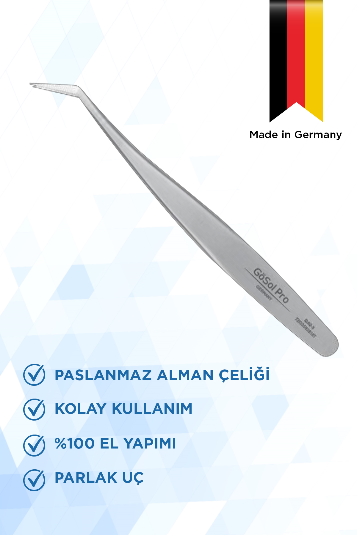 Gösol Kirpik Cımbızı (12.4 cm) - 156