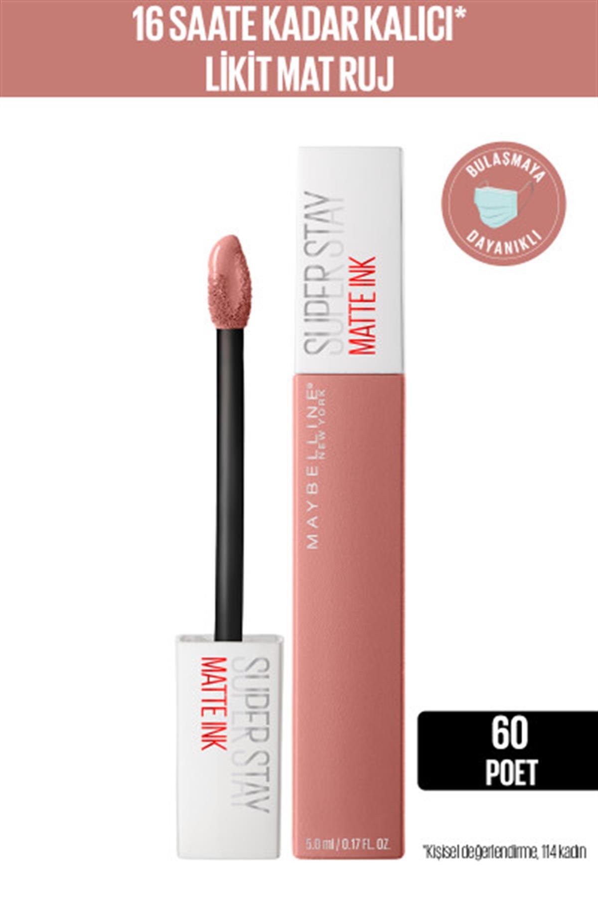 Maybelline Super Stay Matte Ink Nude Ruj -60