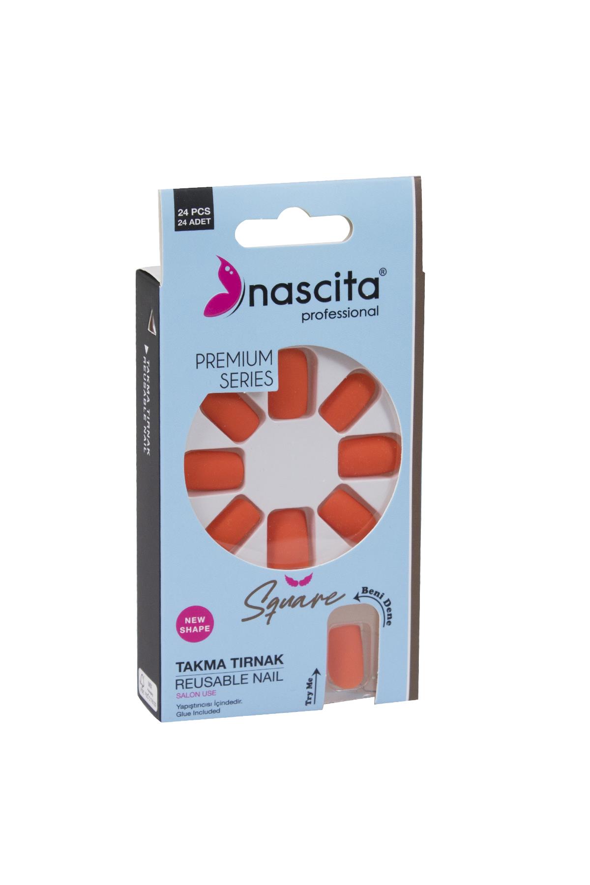 Nascita 24lü Renkli Takma Tırnak Square - 159