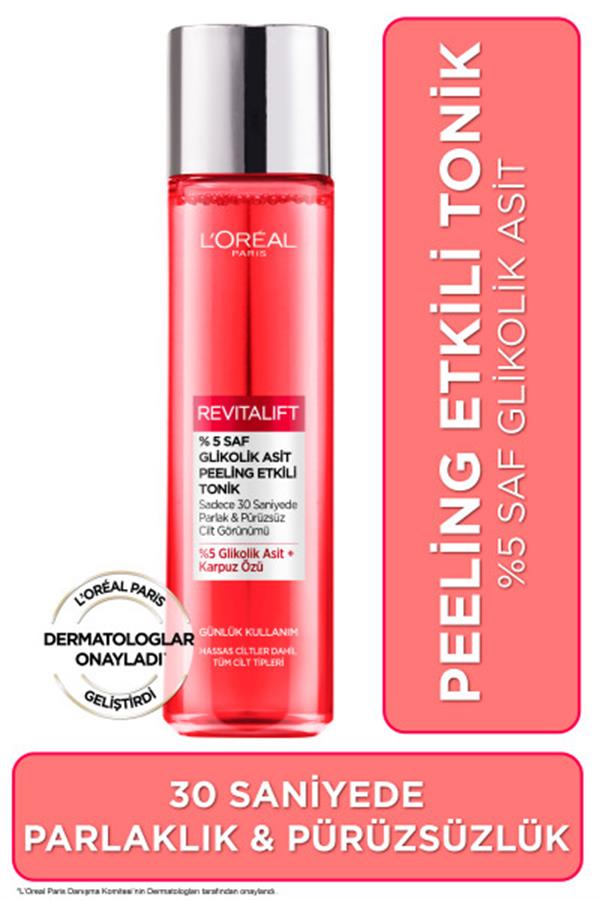 L'oréal Paris Revitalift %5 Saf Glikolik Asit Peeling Etkili Tonik
