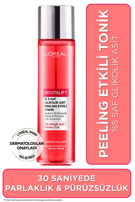 L'oréal Paris Revitalift %5 Saf Glikolik Asit Peeling Etkili Tonik
