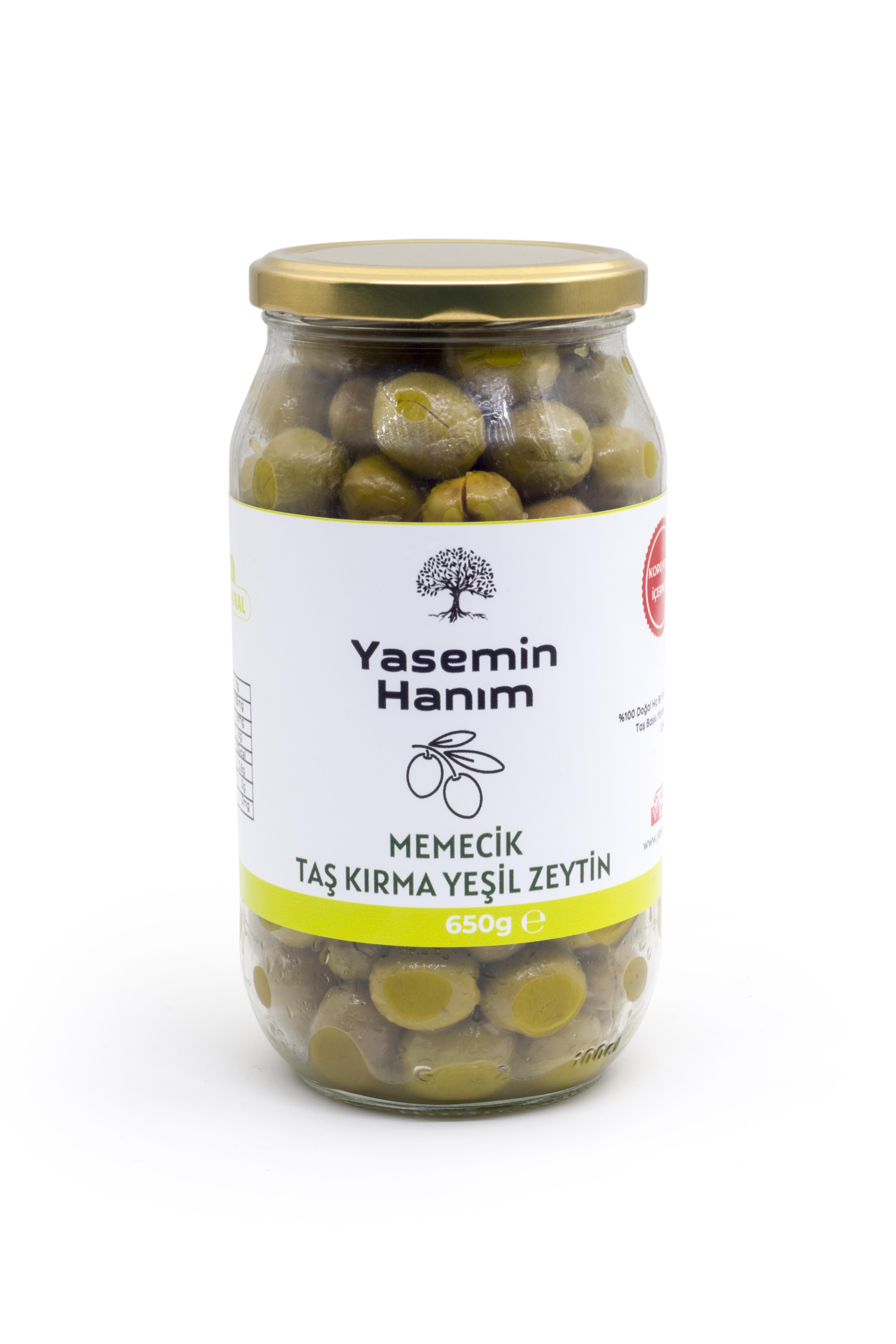Yasemin Hanım Memecik Taş Kırma Yeşil Zeytin