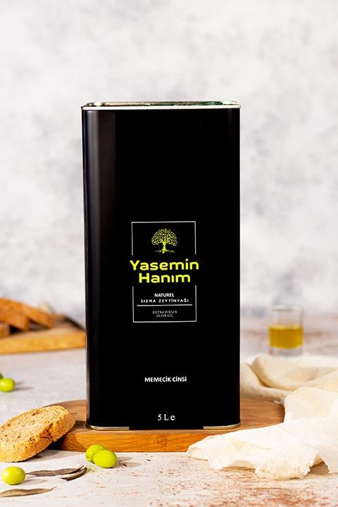 Yasemin Hanım Naturel Sızma Zeytinyağı 5LT.