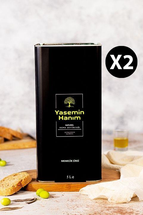 Yasemin Hanım Naturel Sızma Zeytinyağı 5LT.X2 Li Süper Avantaj