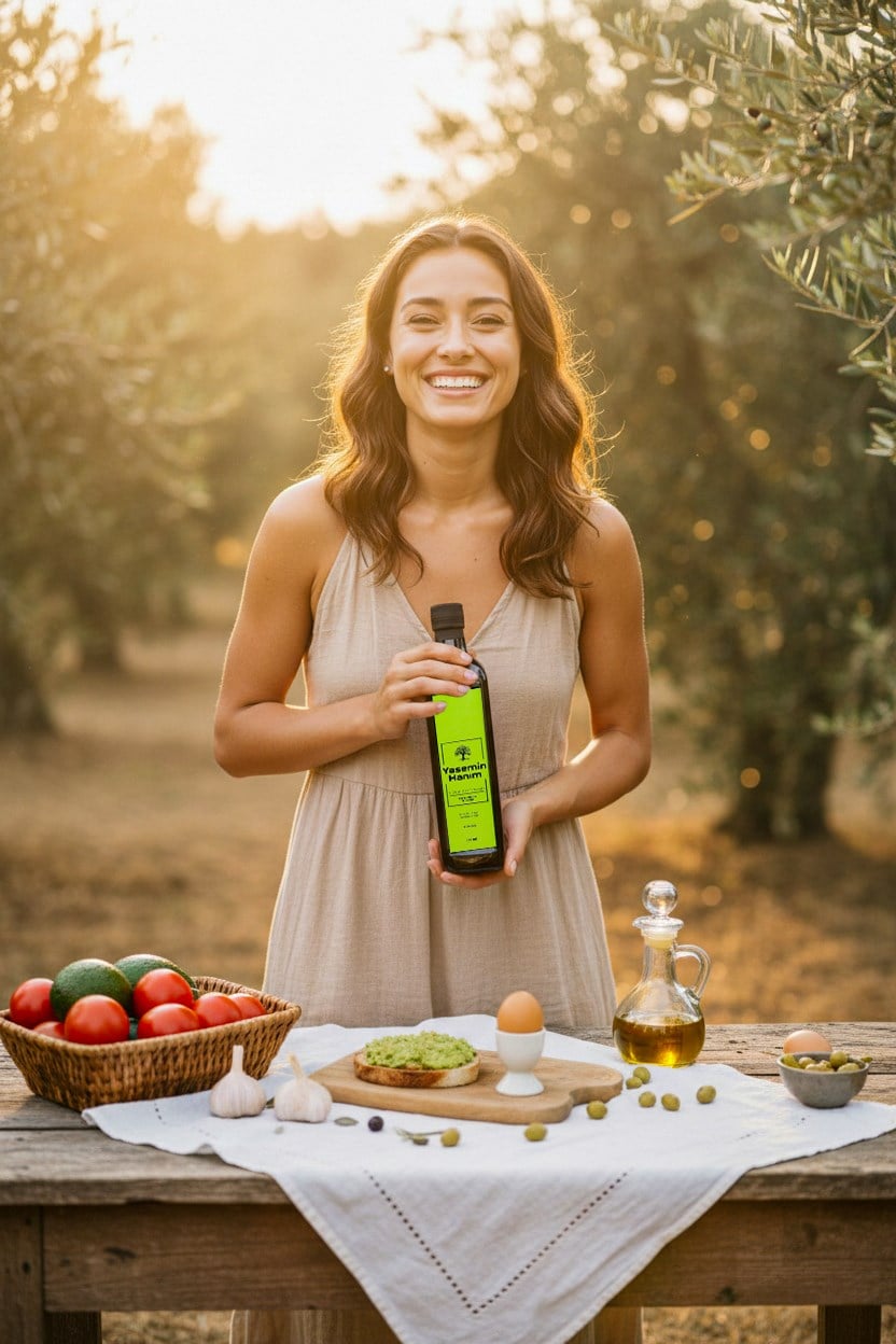 Yasemin Hanım Erken Hasat Naturel Sızma Zeytinyağı 500ml.