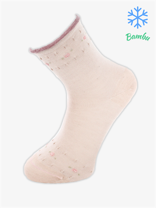 Rhea Bamboo Kışlık Soket Rahat Kadın 12li Çorap