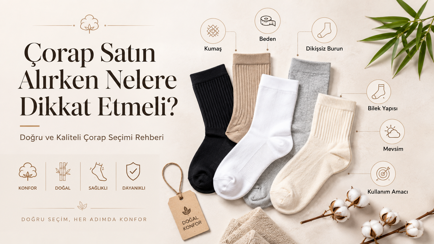 Çorap Satın Alırken Nelere Dikkat Etmeli? Doğru ve Kaliteli Çorap Seçimi Rehberi