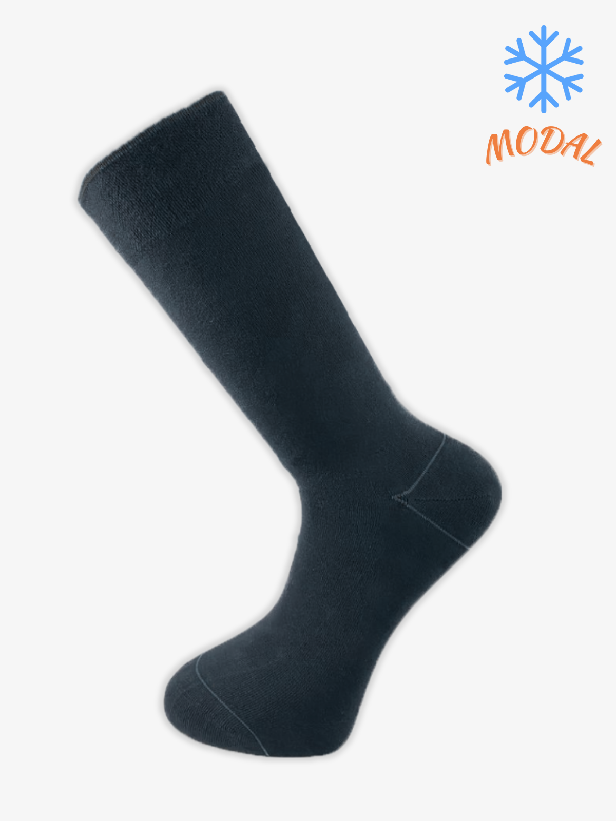 18649PRO FABRİKAAbanoz Modal Kışlık Soket Rahat Erkek 12'li Çorap