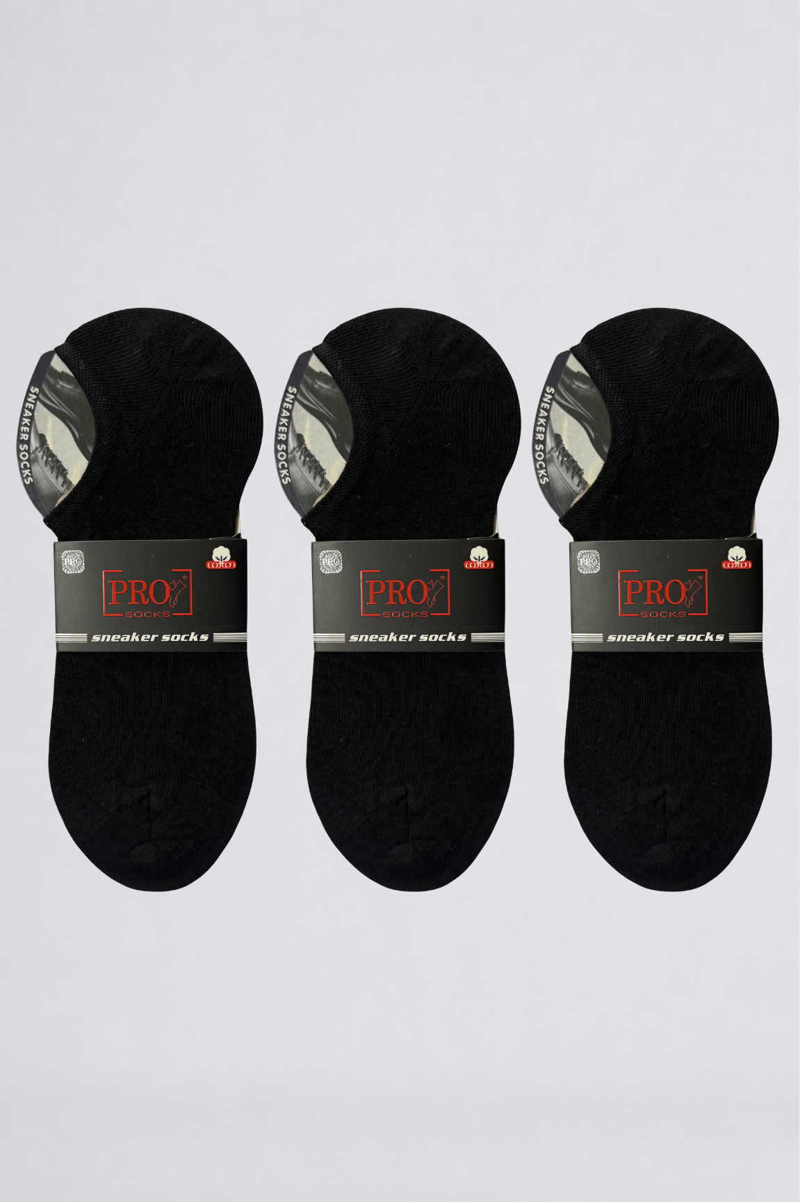 10301-3PRO FABRİKAAKUMARİN Pamuklu Sneakers 3'lü Rahat Günlük Çorap