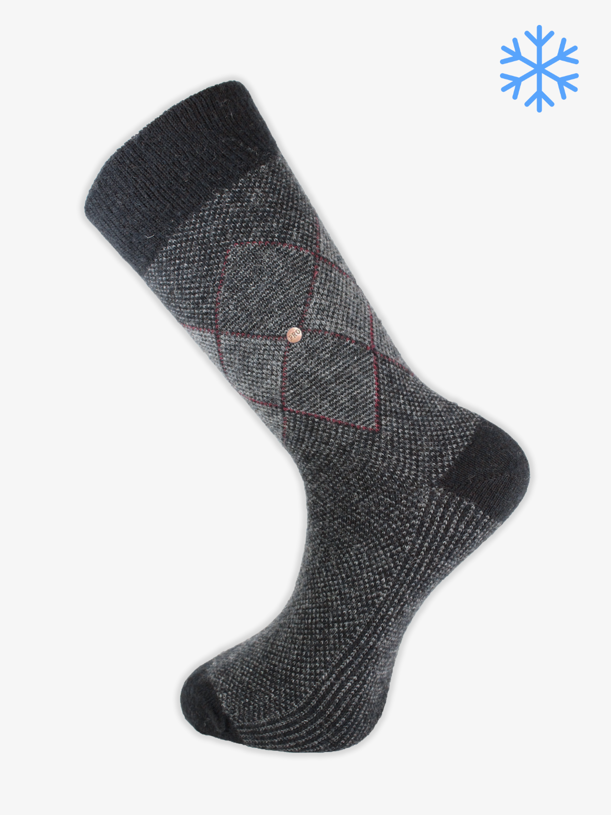 13641PRO FABRİKAAlaska Lamswool Kışlık Soket Rahat Erkek 12'li Çorap