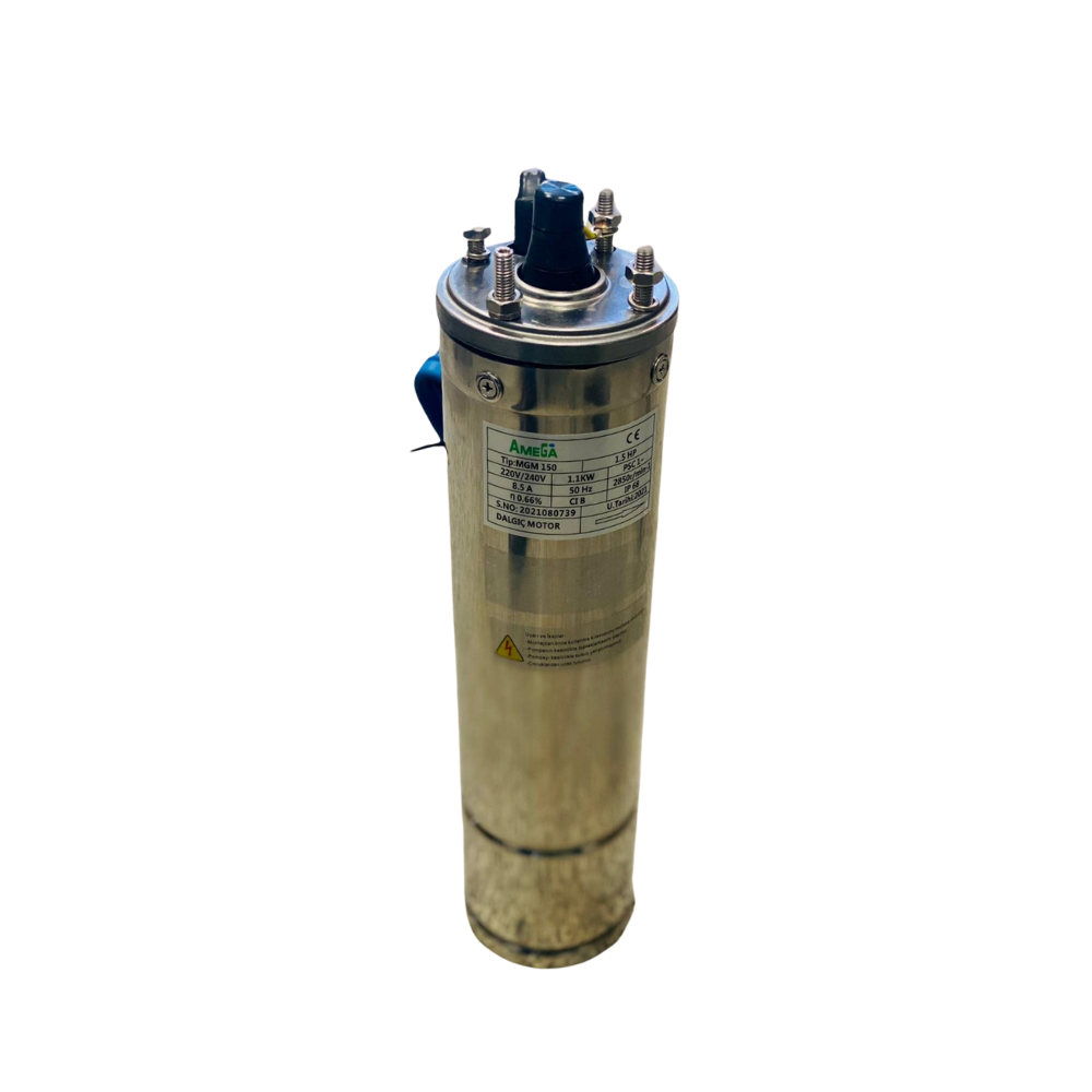 Amega MGM 075 Döküm Yağ Çemberli Dalgıç Motor