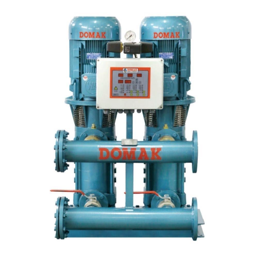Domak KPDR36-2 Ti - 2x10 HP - 2x36 m³ - 68 mSS Çift Pompalı Panolu Hidrofor