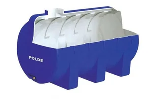 Polde çift katmanlı yatık depo 3000 LT