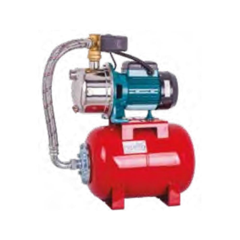 Ulusu JETS100 Inox 1 HP 6 Kat 8 Daire 24 Lt Tanklı Hidrofor Seti