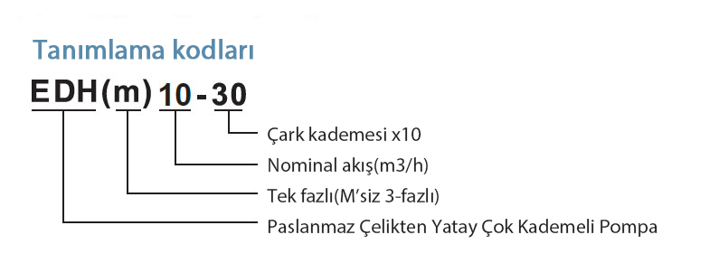 edh10 tanımlama kodları