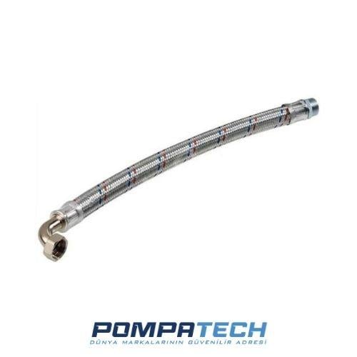 1''Galvaniz Örgülü Dirsekli Hidrofor Flex Hortumları