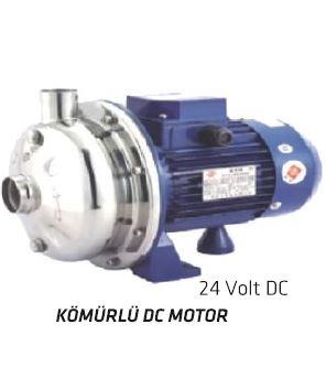 24 VOLT DC PASLANMAZ ÇELİK KAPALI FANLI SANTRİFUJ POMPASI