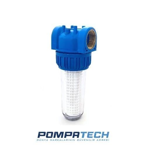 Aquafer 10'' Geniş Çaplı Şeffaf Filtre Kabı