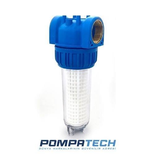 Aquafer 10'' Tahliyeli Ve Geniş Çaplı Şeffaf Filtre Kabı