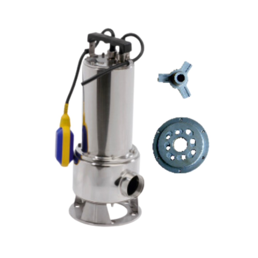 Atlantis Blu PASPARCL 10-1.1M 1.5 HP Parçalayıcı Bıçaklı Çelik Pompa 220V