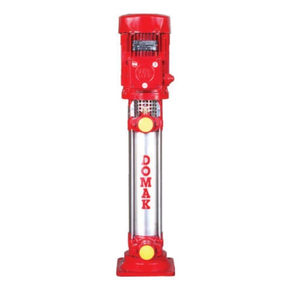 Domak 205-6 - 1.5 HP - 9 m³ - 48 mSS Paslanmaz Çelik Gövdeli Düşey Milli Pompa