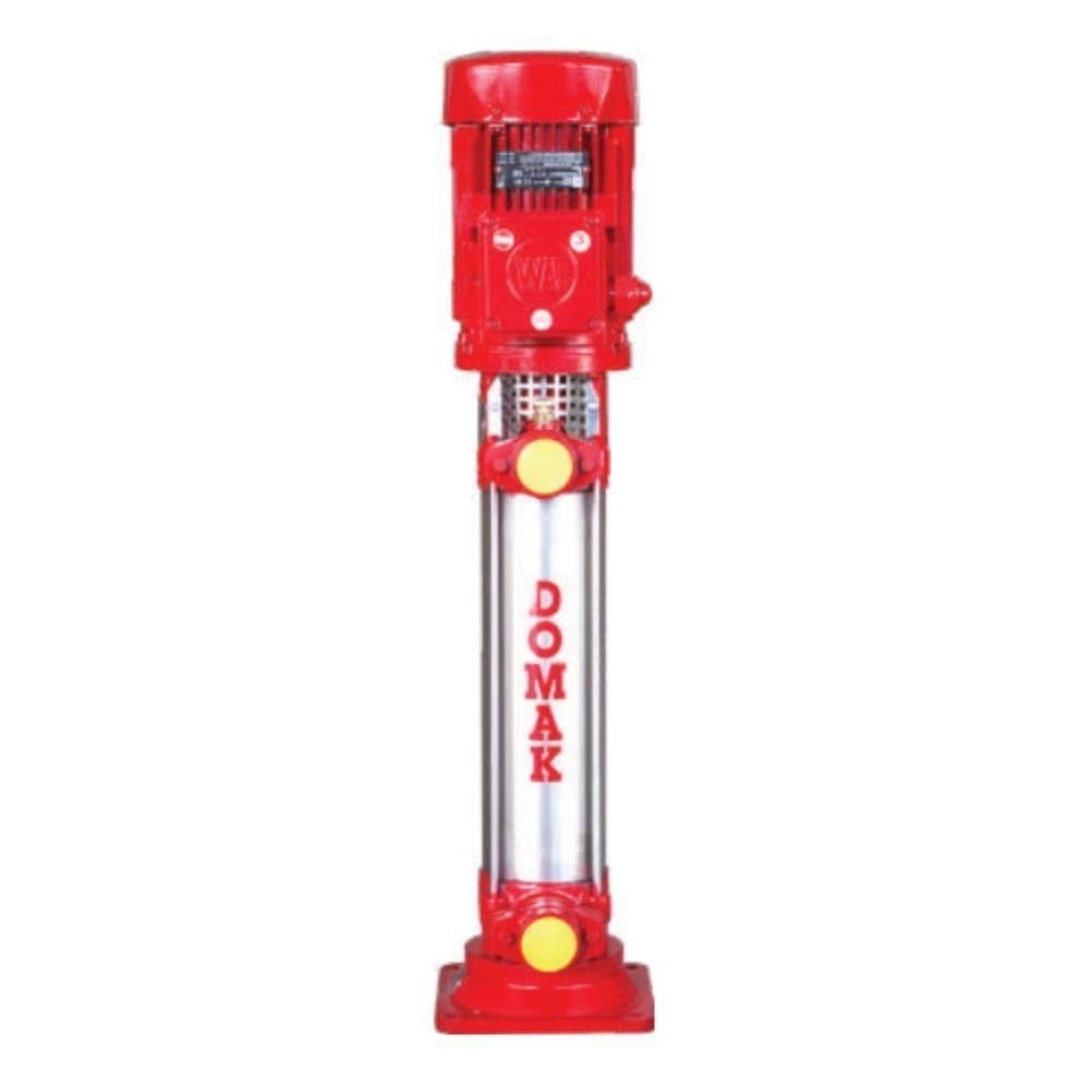 Domak 205-6 - 1.5 HP - 9 m³ - 48 mSS Paslanmaz Çelik Gövdeli Düşey Milli Pompa