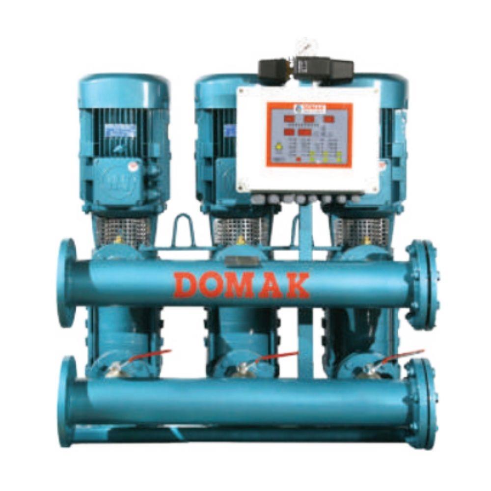 Domak KPDR25-10 Tü - 3x5.5 HP - 3x8 m³ - 154 mSS Üç Pompalı Panolu Hidrofor