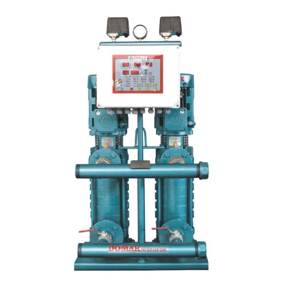 Domak KPDR25-5 Ti - 3 HP - 8 m³ - 77 mSS Çift Pompalı Panolu Hidrofor
