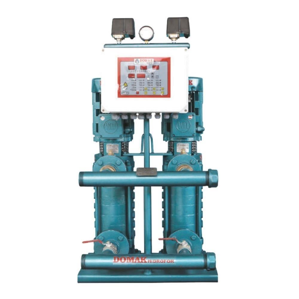 Domak KPDR25-5 Ti - 3 HP - 8 m³ - 77 mSS Çift Pompalı Panolu Hidrofor
