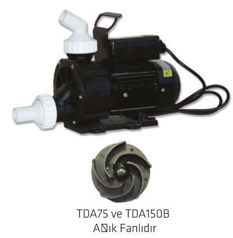 Duyar TDA150B Plastik Gövdeli Tuzlu Su Transfer Pompası