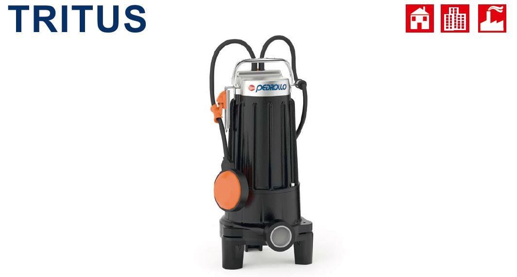 pedrollo TRm 0.75 öğütücülü foseptik pompa