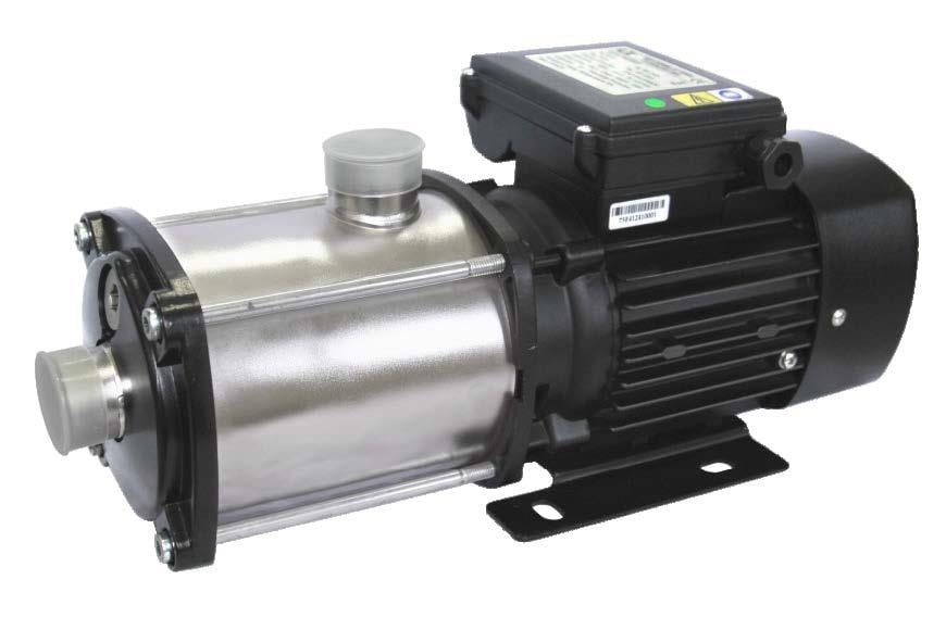 Winpo CMI 8-25T Full Paslanmaz AISI 304 Çok Kademeli Santrifüj Pompa 2Hp 380 Volt 49 mss 10 m³/h