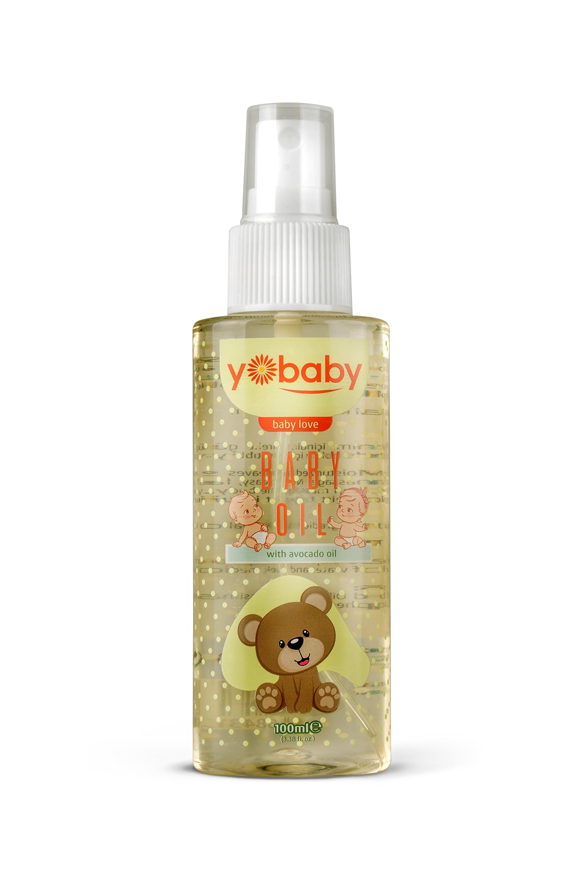 yobaby Bebek Bakım Masaj Yağı | Organik Içerikli, Besleyici , Nemlendirici | 100 ml