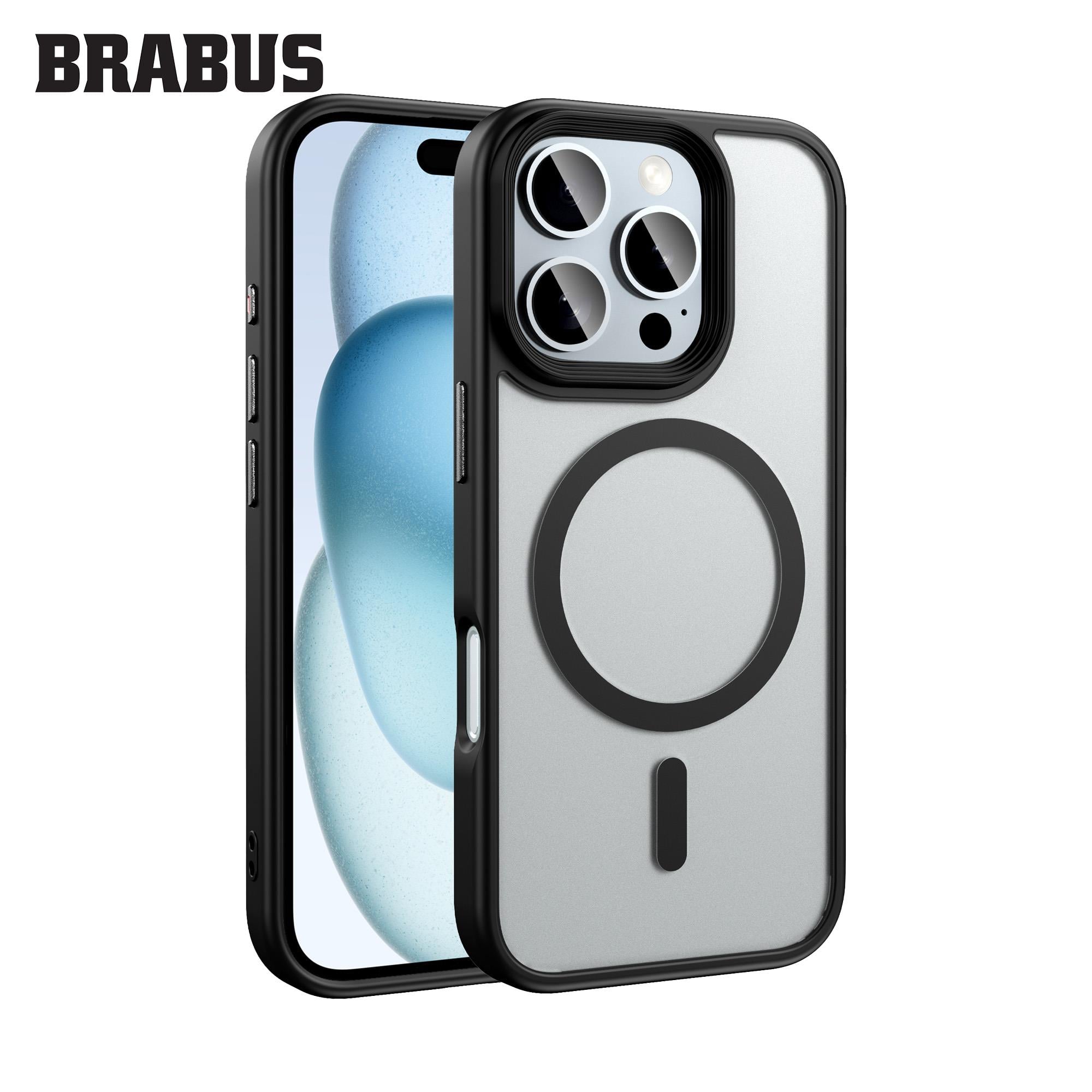 iPhone 16 Pro Max Uyumlu Anti-Shock MagSafe Özellikli Kenarları Yumuşak Buzlu Mat Fall Silikon Kılıf