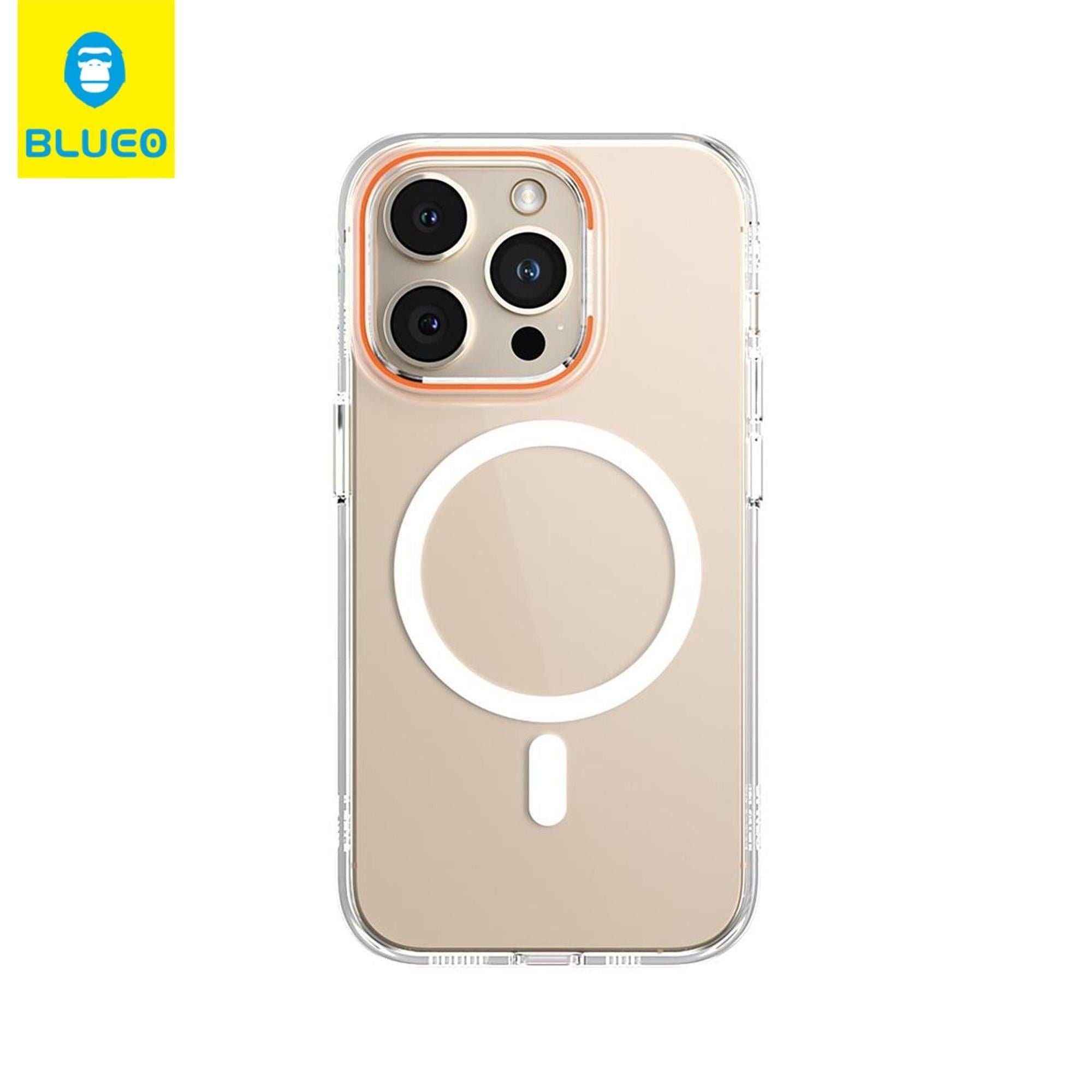 Mr. Gorilla iPhone 15 Pro Max Uyumlu MagSafe Destekli Renkli Kamera Korumalı Şeffaf Sert Kılıf